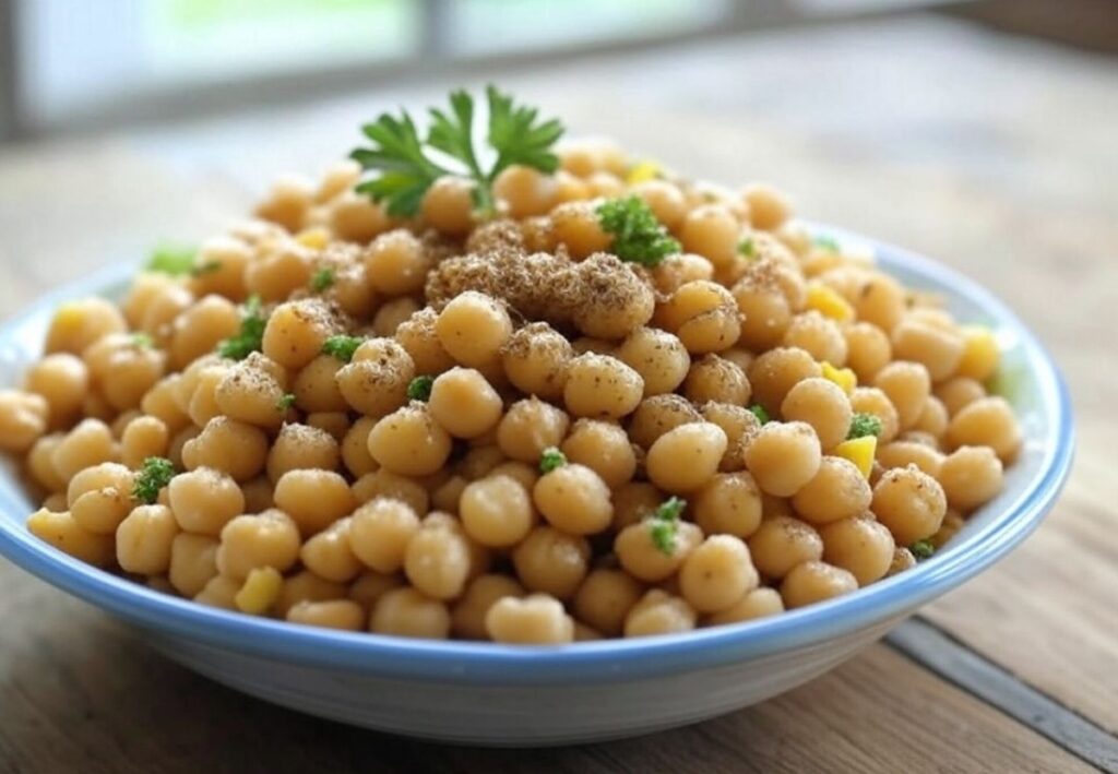 Salade de pois chiches au cumin : une recette savoureuse et rapide ...