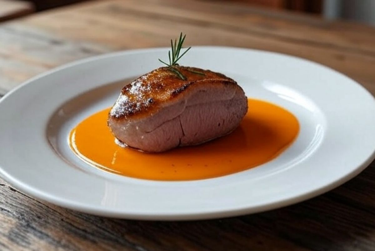 Magret de canard à l'orange
