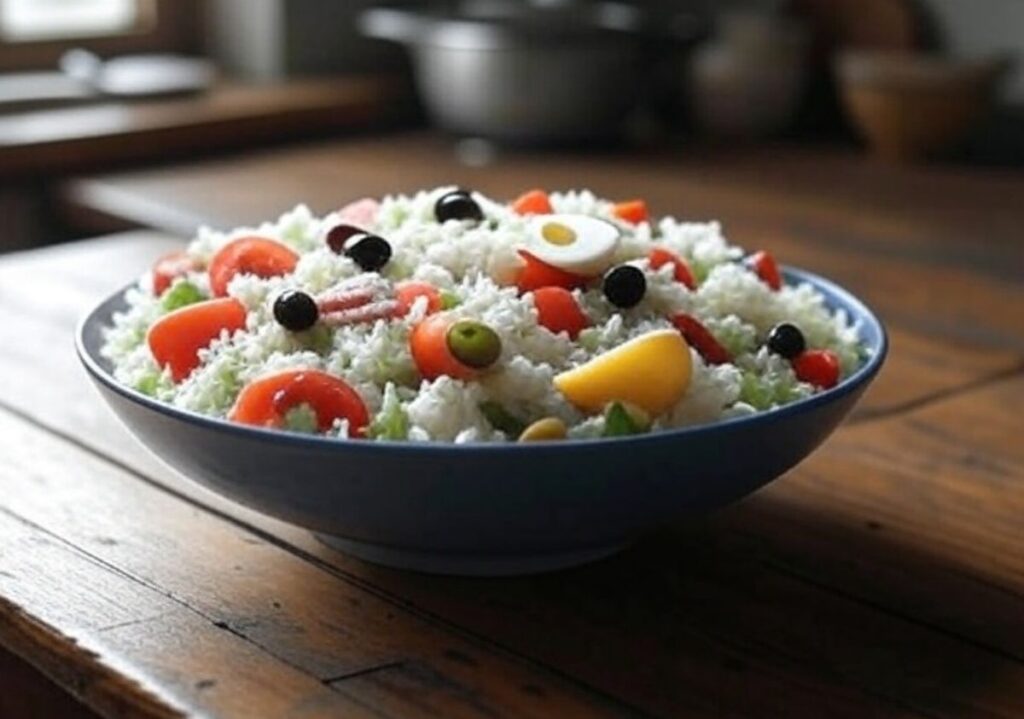 Recette salade de riz niçoise traditionnelle : saveurs méditerranéennes