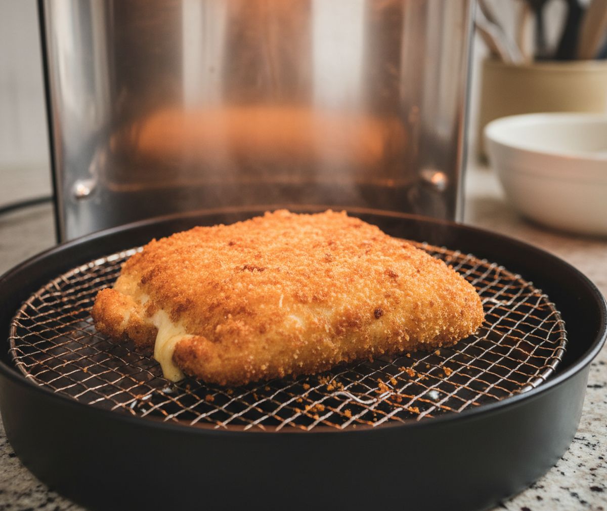 Préparer un cordon bleu au air fryer