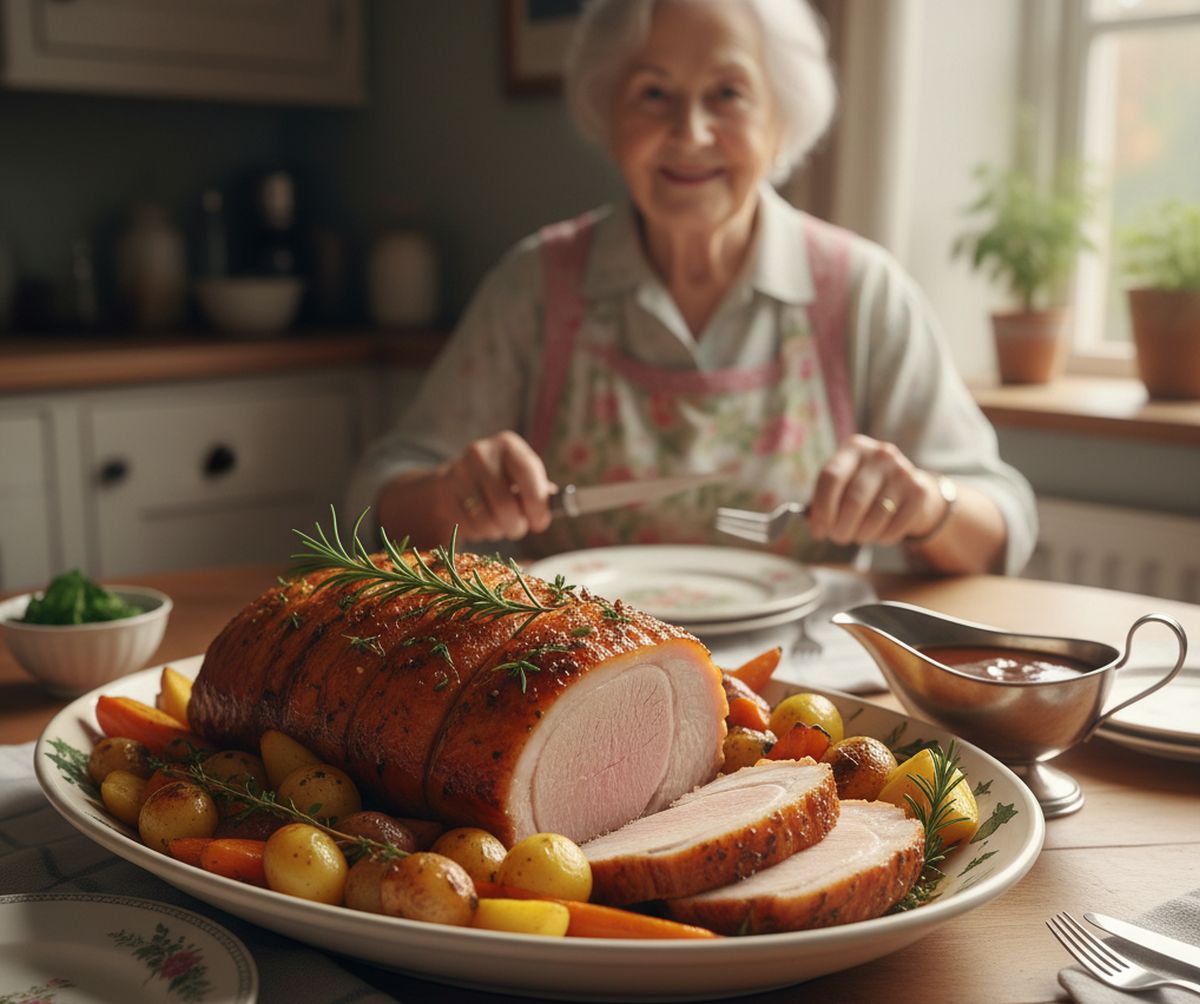 Recette rôti de porc grand-mère : un plat familial tendre et savoureux