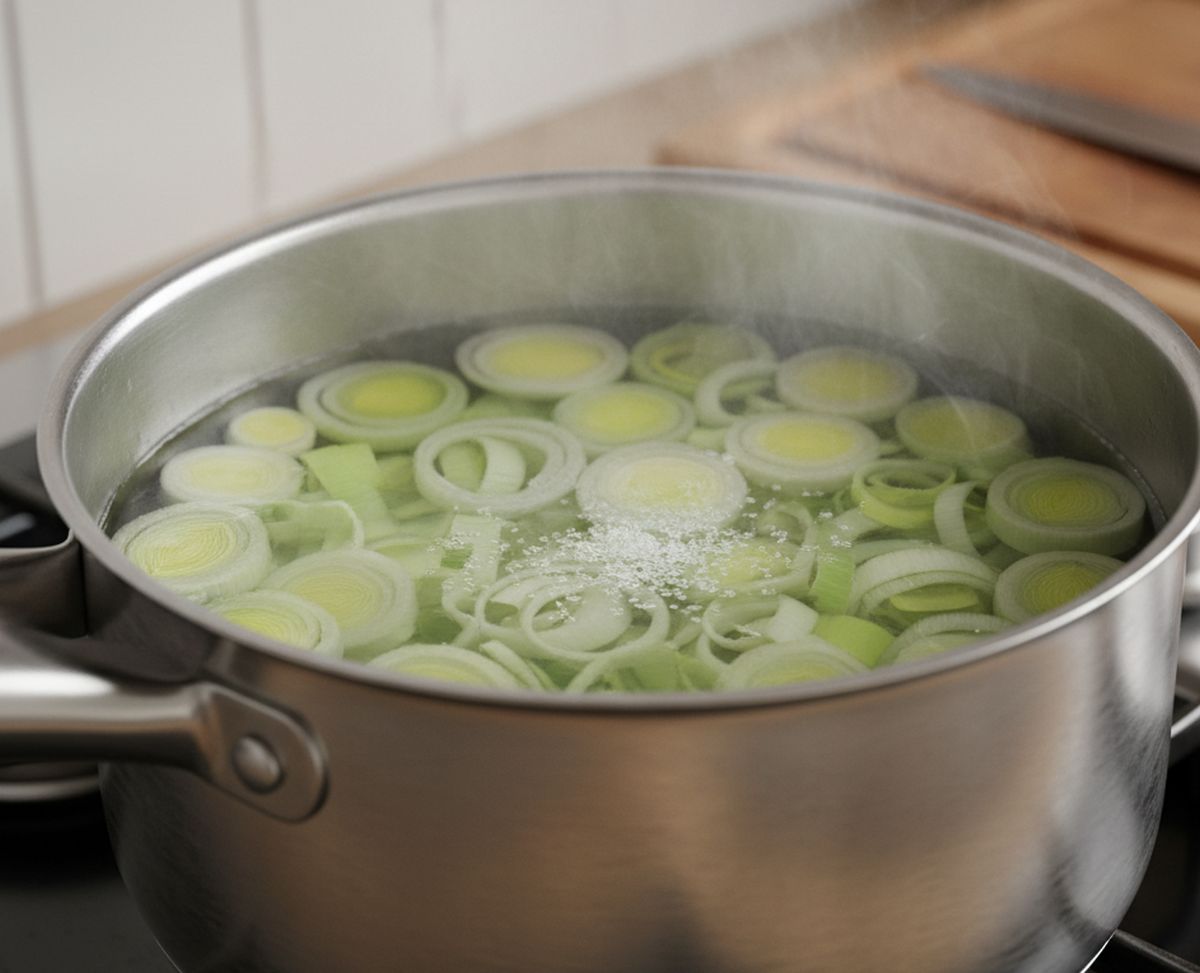 Temps de cuisson poireaux à l'eau