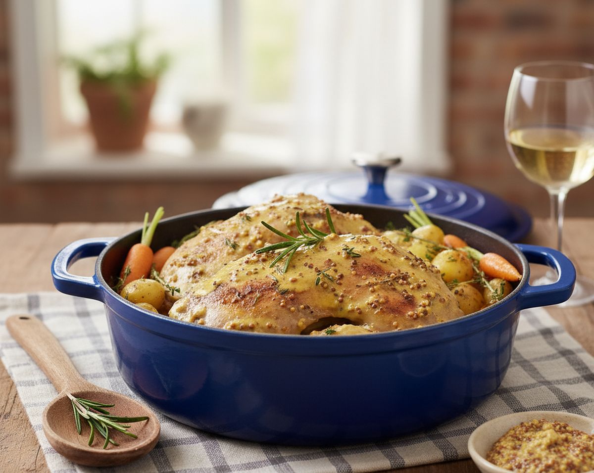 recette lapin à la moutarde façon grand-mère