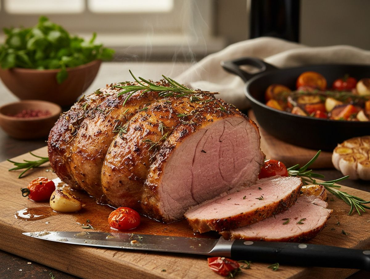 rôti de veau au four façon grand mère