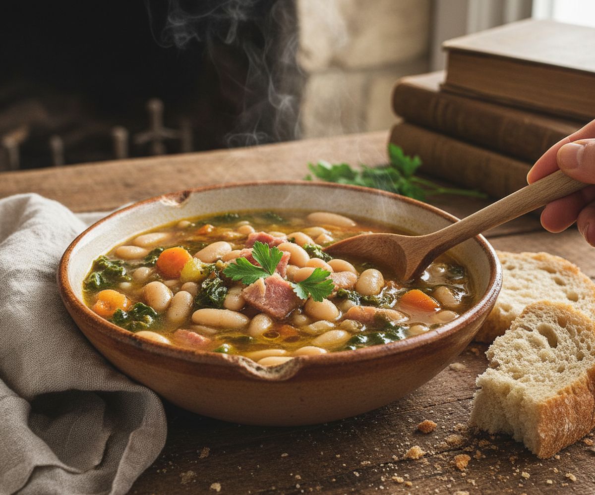 soupe paysanne haricots blancs traditionnelle