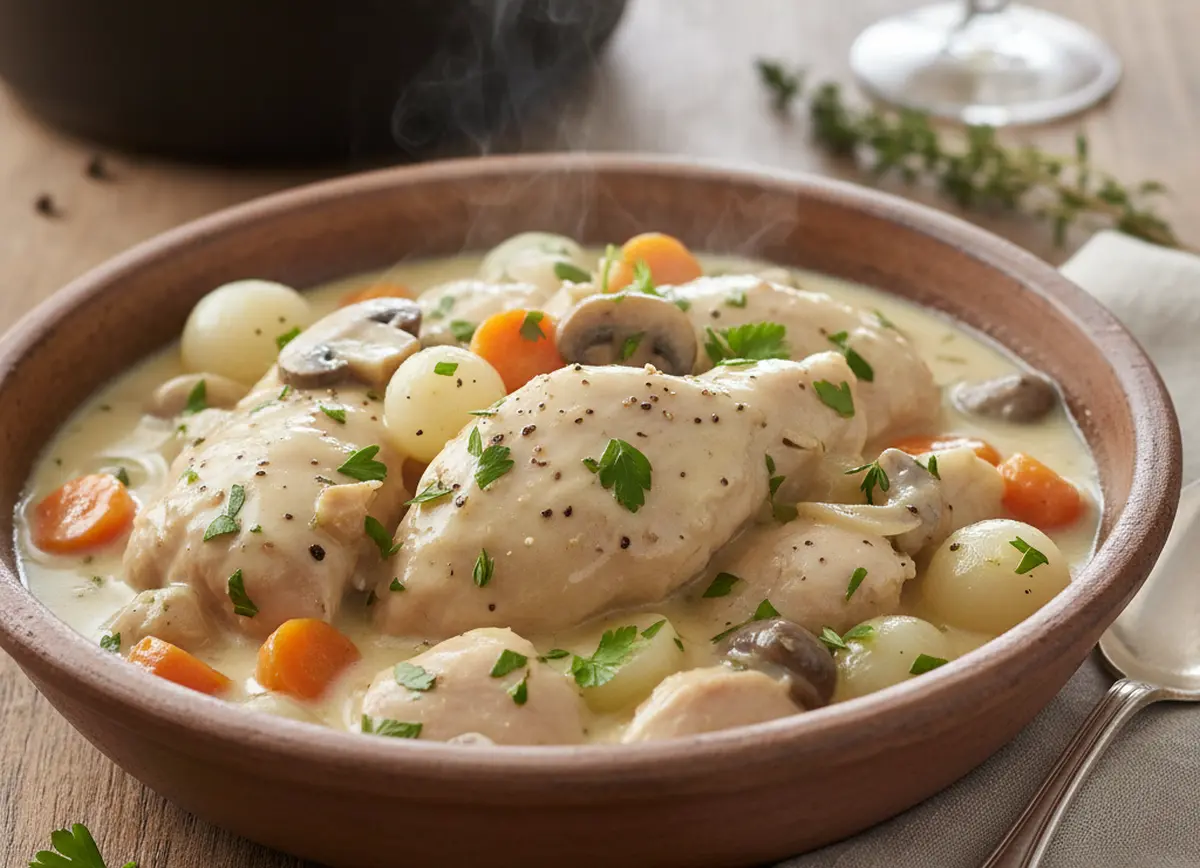 Blanquette de dinde façon grand mère la recette traditionnelle familiale