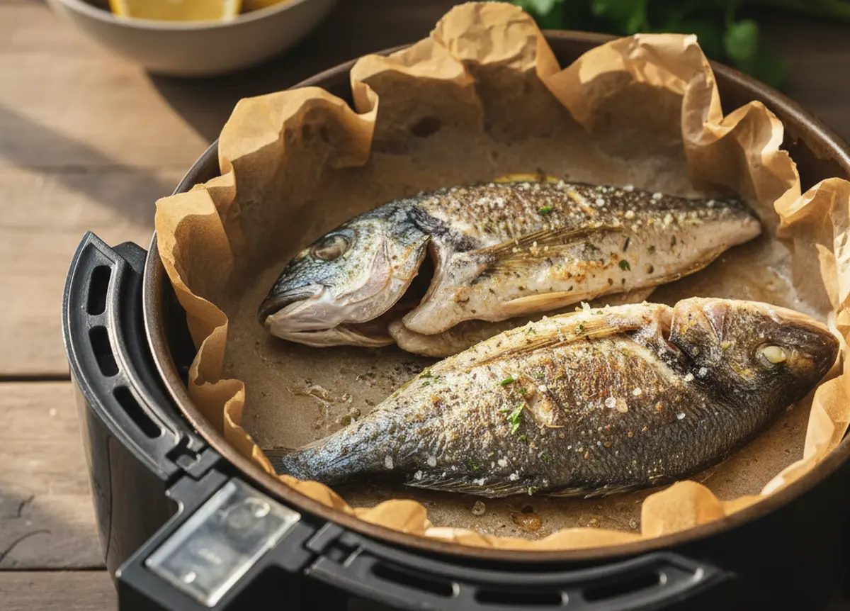 Dorade au air fryer : recette rapide pour un poisson croustillant et savoureux