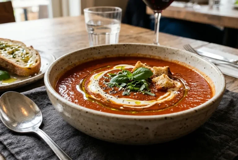 Soupe de tomate gastronomique : recette raffinée pour un velouté d'exception